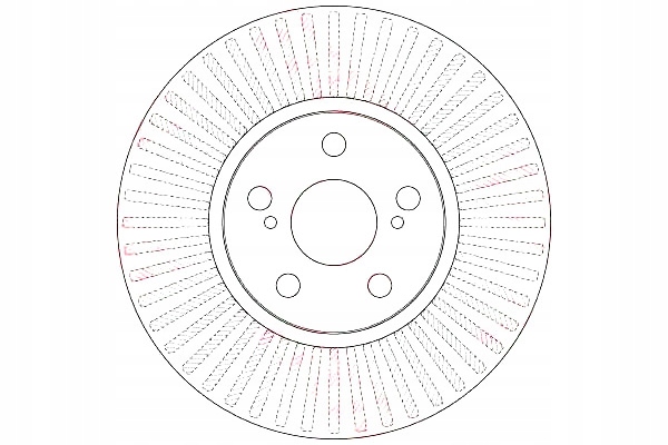 фото №15, Диск тормозной. toyota urban cruiser 09- перед