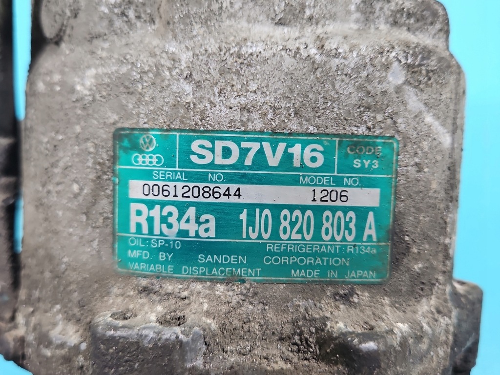 фото №8, Компресор кондиціонера компресор audi a3 8l 1j0820803a