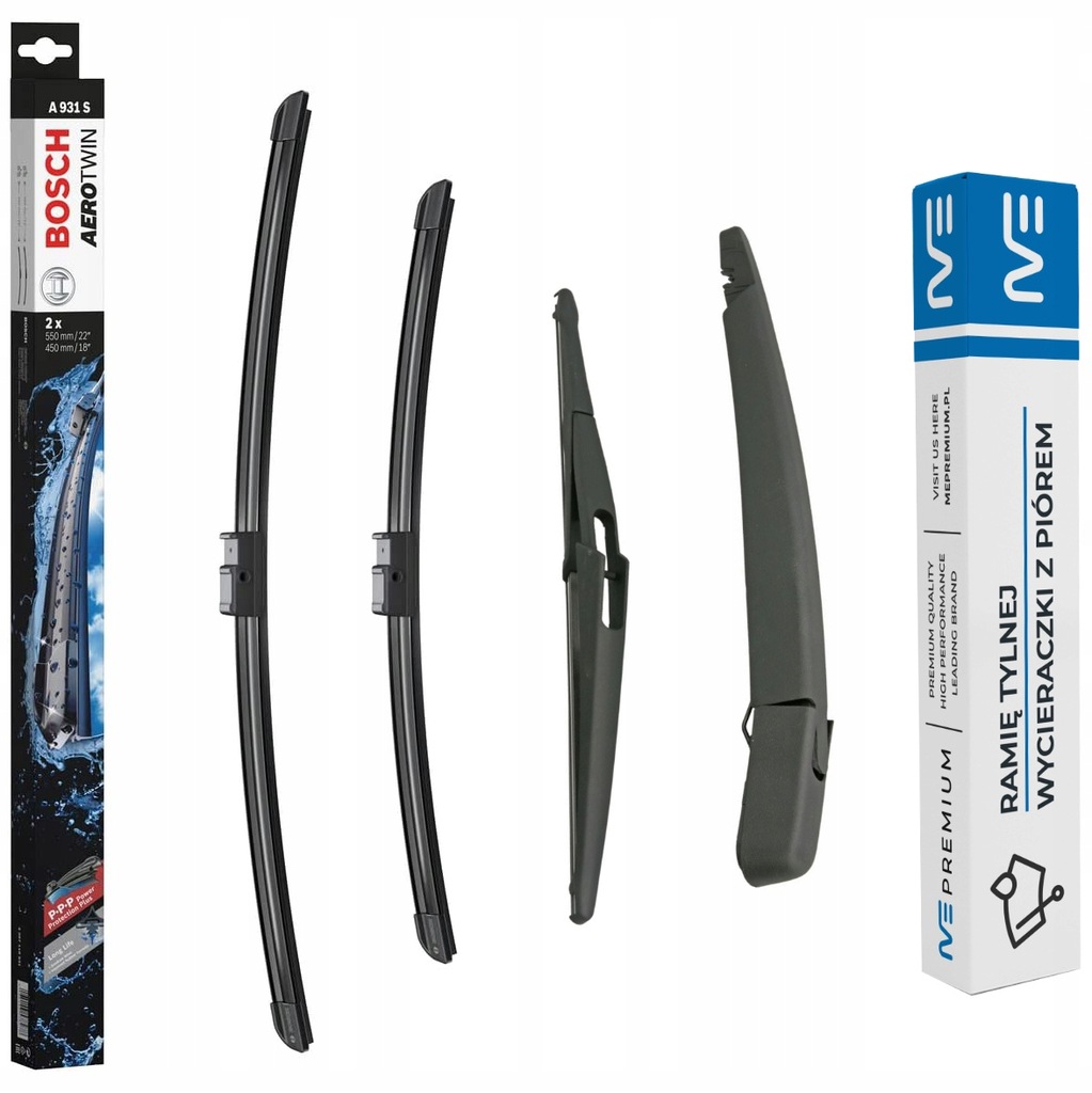 фото №1, Набор дворник перед + задняя mercedes glk x204