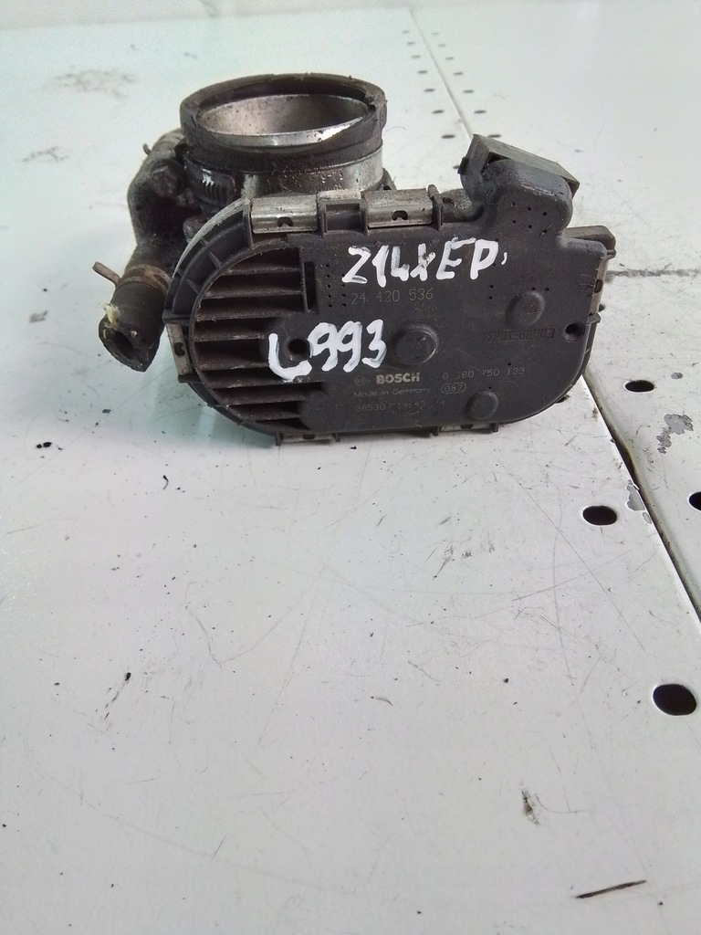 фото №4, L993 дроссельная заслонка opel corsa d 1.4 24420536