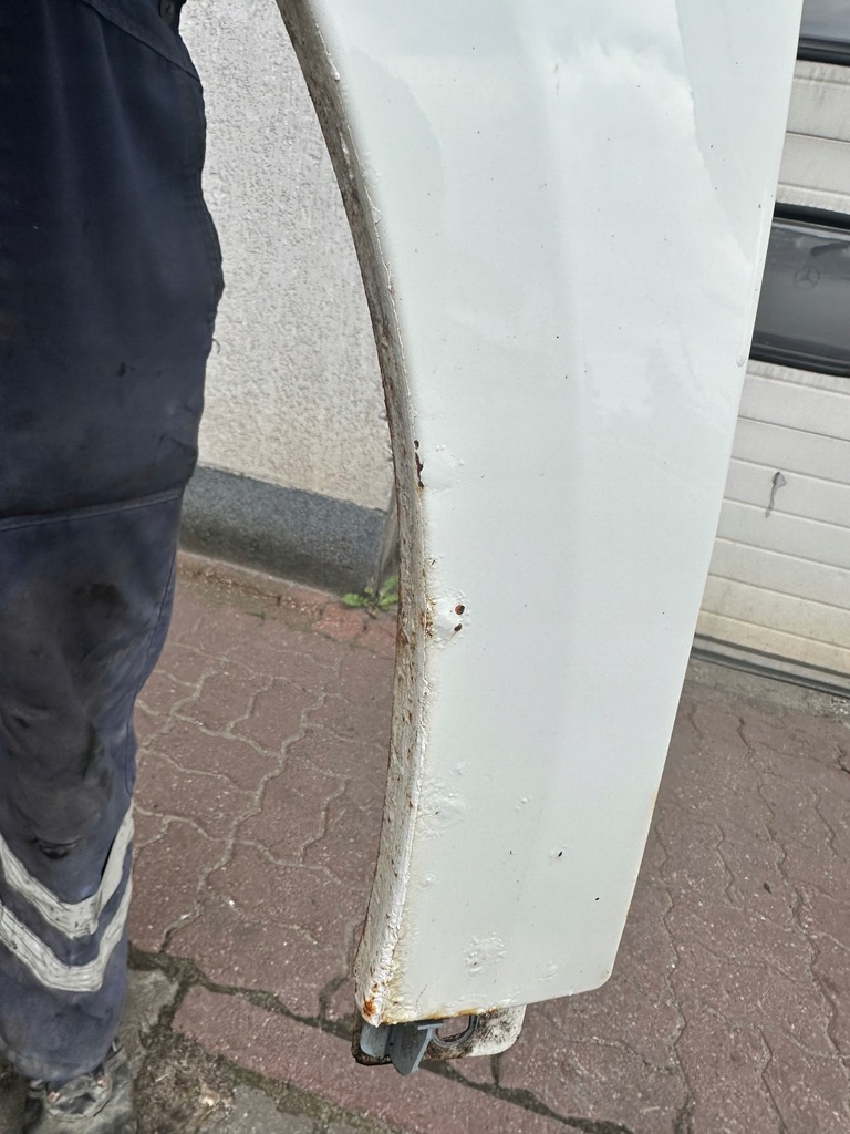 фото №6, Mercedes b klasa w245 крила перед передній лівий білий лак 650