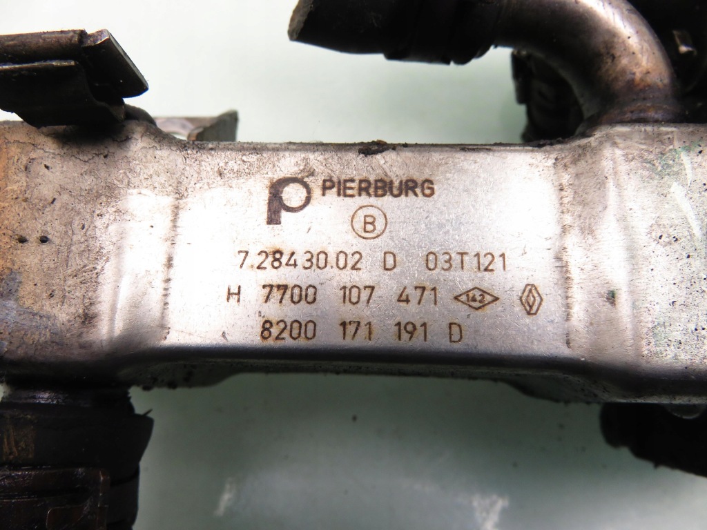 Радіатор вихлопних газів scenic ii 1.9 dci h7700107471 Зі Шроту