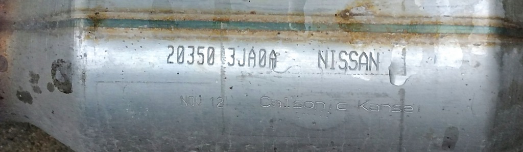 фото №8, Гаситель выхлоп средний конечный infiniti jx35 qx60 2013-16 3,5l оригинальный номер