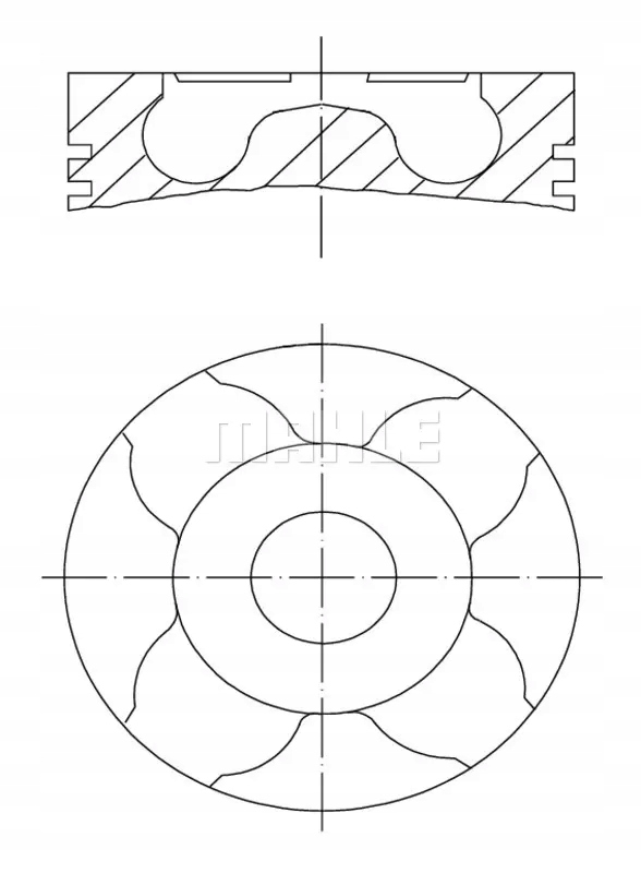 фото №1, Mahle 012 30 00 поршень
