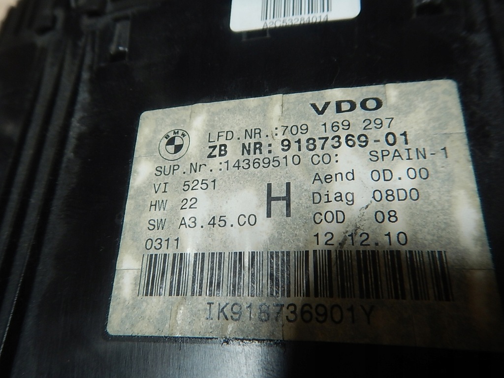 фото №9, Лічильник bmw x1 e84 2.0 d 9187369 europa