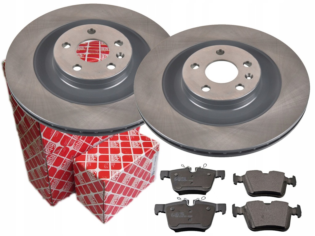фото №1, Гальмівні диски + гальмівні колодки febi задня volvo xc90 ii 340mm