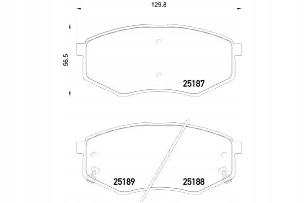 фото №1, Brembo гальмівні колодки гальмівні hyundai ix20 1.4 jc