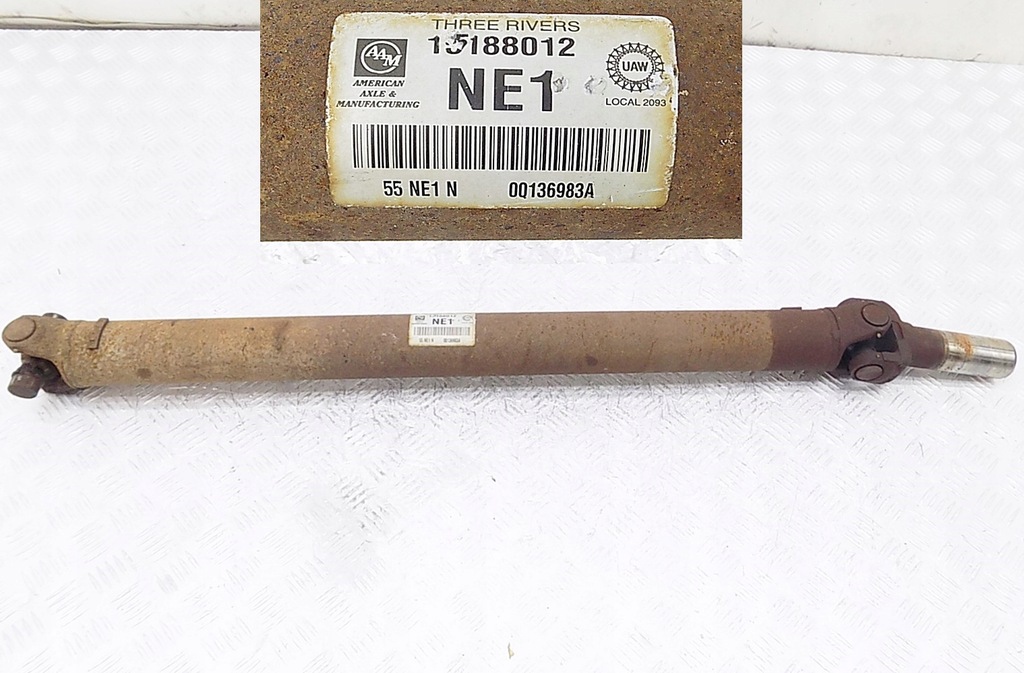 фото №1, Wał привідний задня - chevrolet trailblazer 4.2 01-08