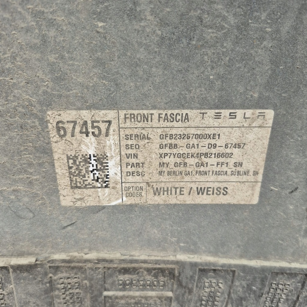 Tesla model y 20-25 бампер перед передній плита Доставка