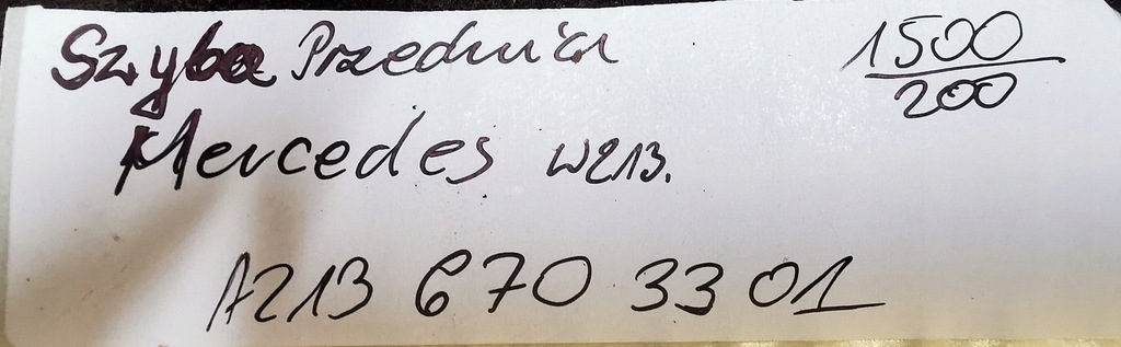 фото №6, Idealna скло передня mercedes w213 1