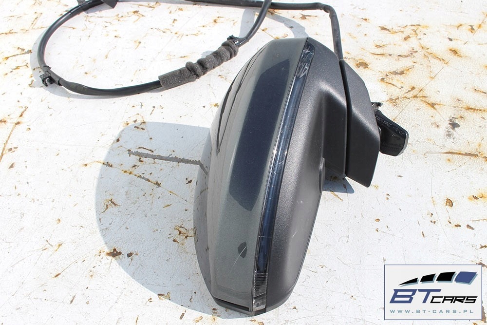 фото №7, Audi tt дзеркало зовнішнє двері праве 14 pin 8s pinów кабелі трубопровід 14p