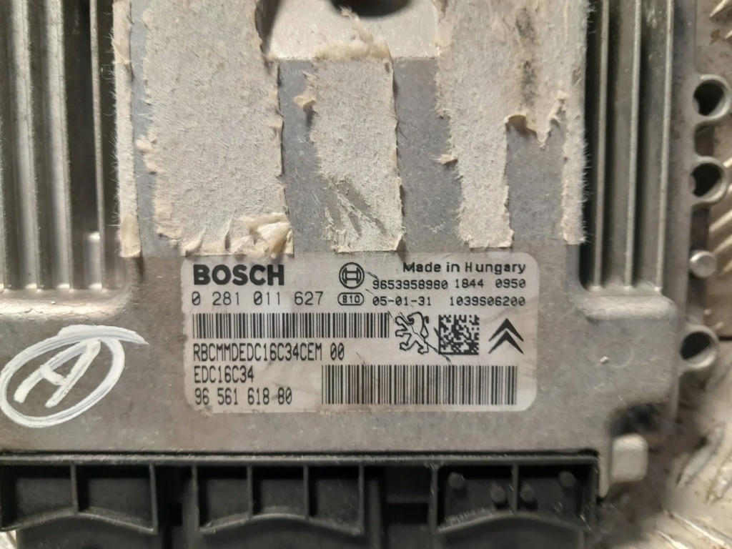 фото №7, Peugeot 307 бортовий комп'ютер блок керування двигуна 0281011627