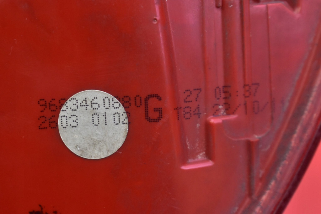 фото №7, Лампа ліва задня задня 9683460880g peugeot 3008 1 i 10-13