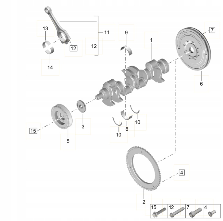 фото №1, Підкладка упорна porsche macan 2.0 r4 paf000033