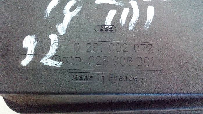 Расходомер audi 80 b4 1,9 tdi 0281002072 Недорого