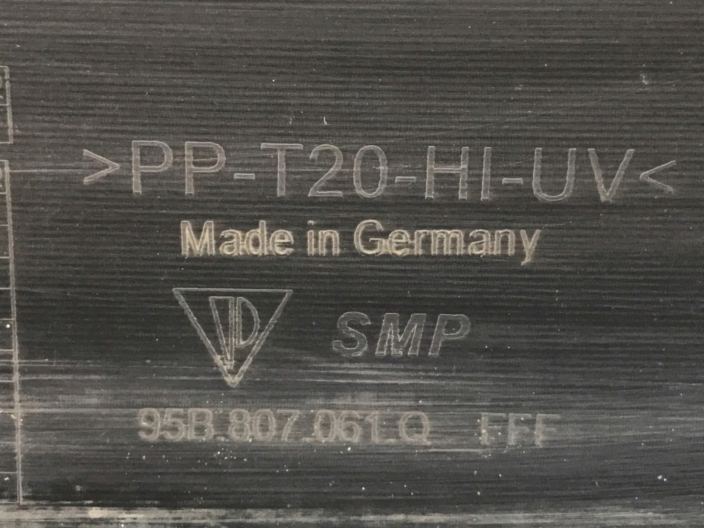 фото №14, Porsche macan спойлер бампера перед 95b807061q