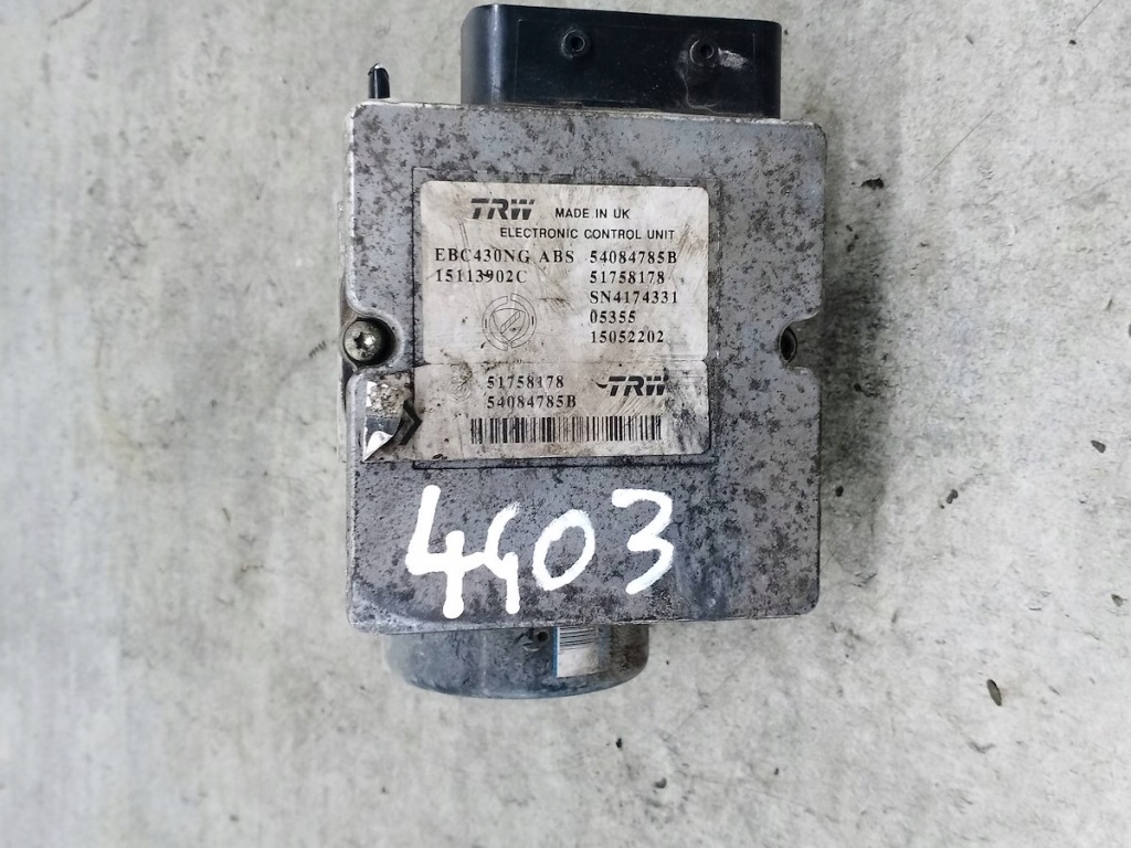 Насос abs lancia ypsilion iii 15113902c 54084785b 51758178 trw 1.3 jtd Недорого