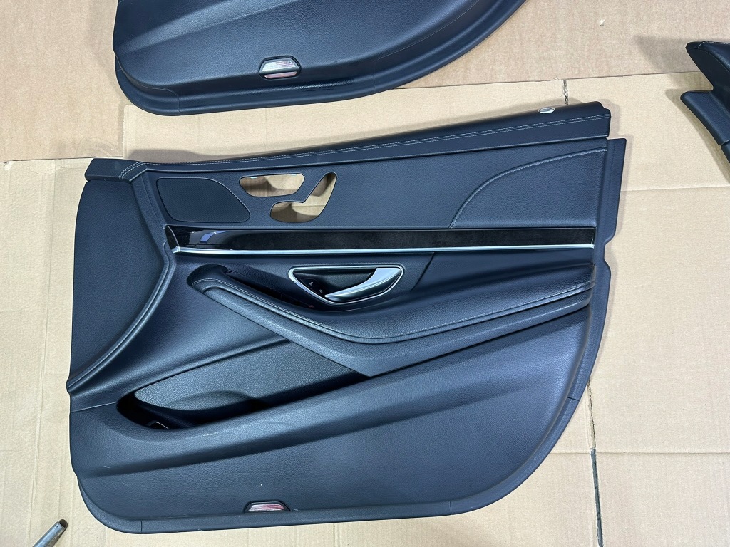 фото №5, Сидіння, заднє сидіння, салон, обшивки, салон mercedes s klasa w222 long чорні