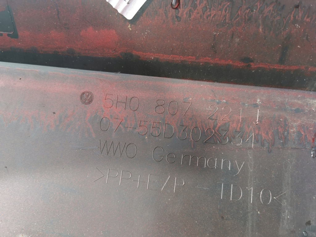 фото №14, Vw golf viii 8 5h0 bez pdc бампер перед передний 5h0807221j