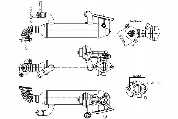 фото №1, Радиатор клапана egr vw 2,5tdi