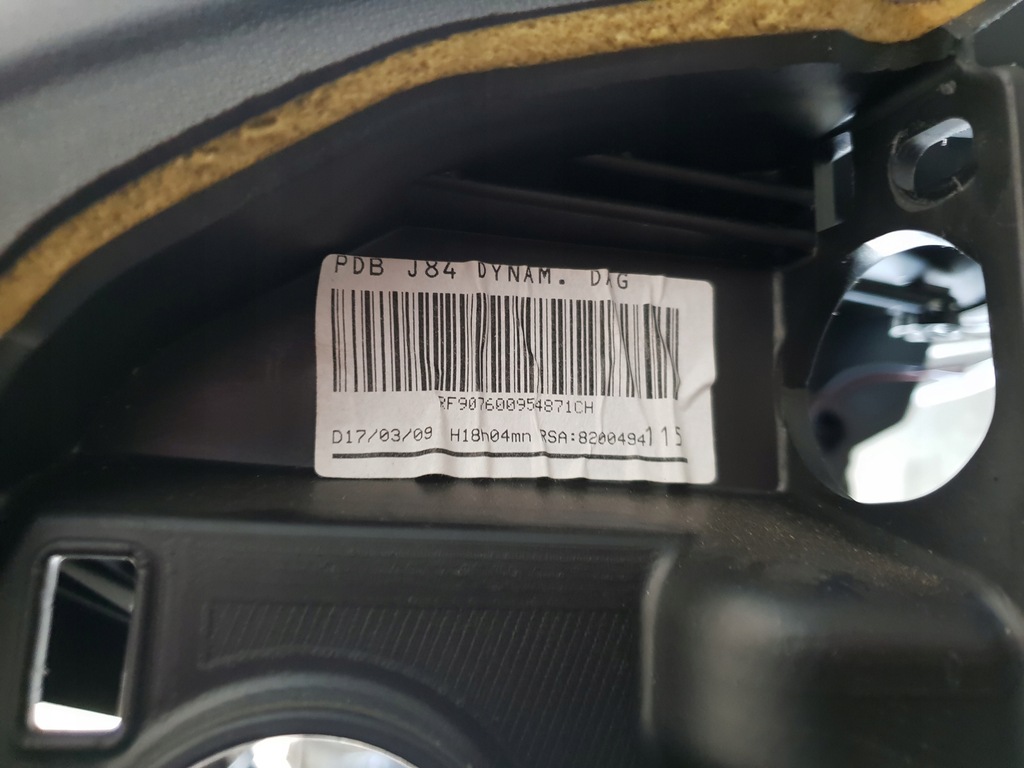 фото №11, Renault scenic ii lift панель приладів консоль air bag