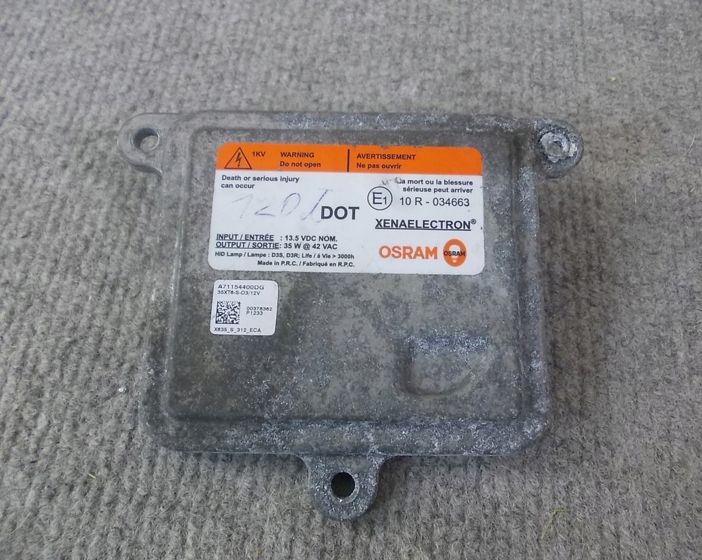 фото №1, Osram преобразователь ксенон a71154400g