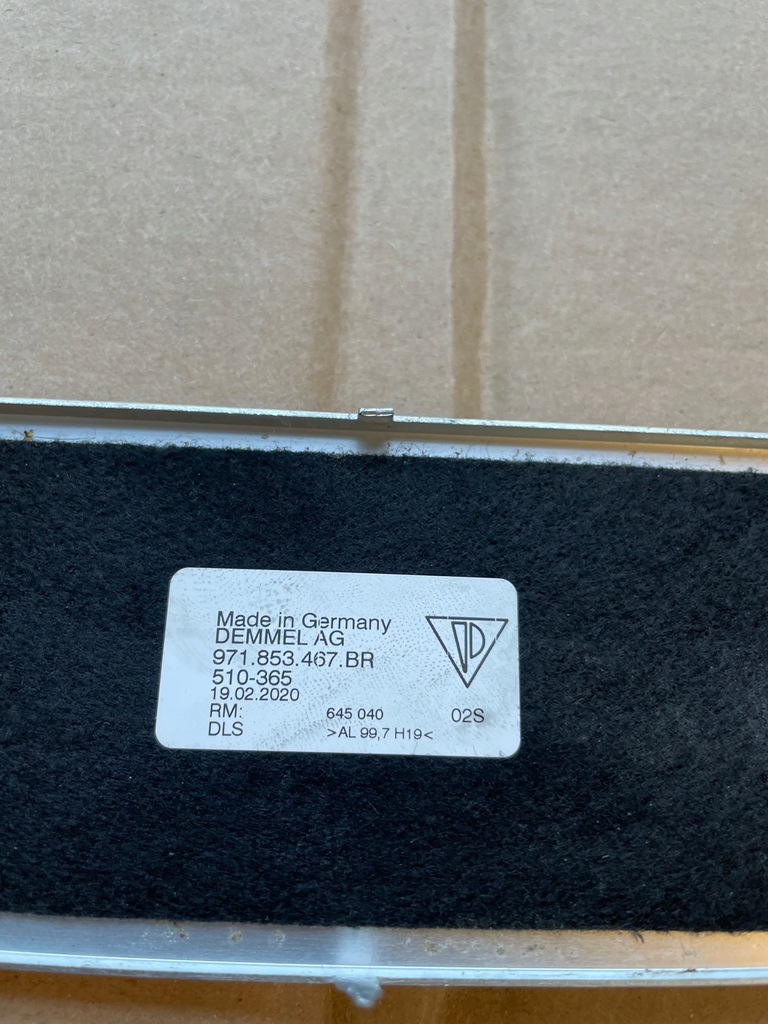 фото №5, Porsche panamera 971 молдинг накладка порог 971853467br