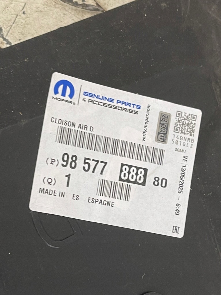 фото №4, Впуск повітря інтеркулер a berlingo iii 3 partner 4 iv rifter combo 18-25