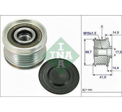 Ina шків генератора mercedes a w168 w169 Ціна