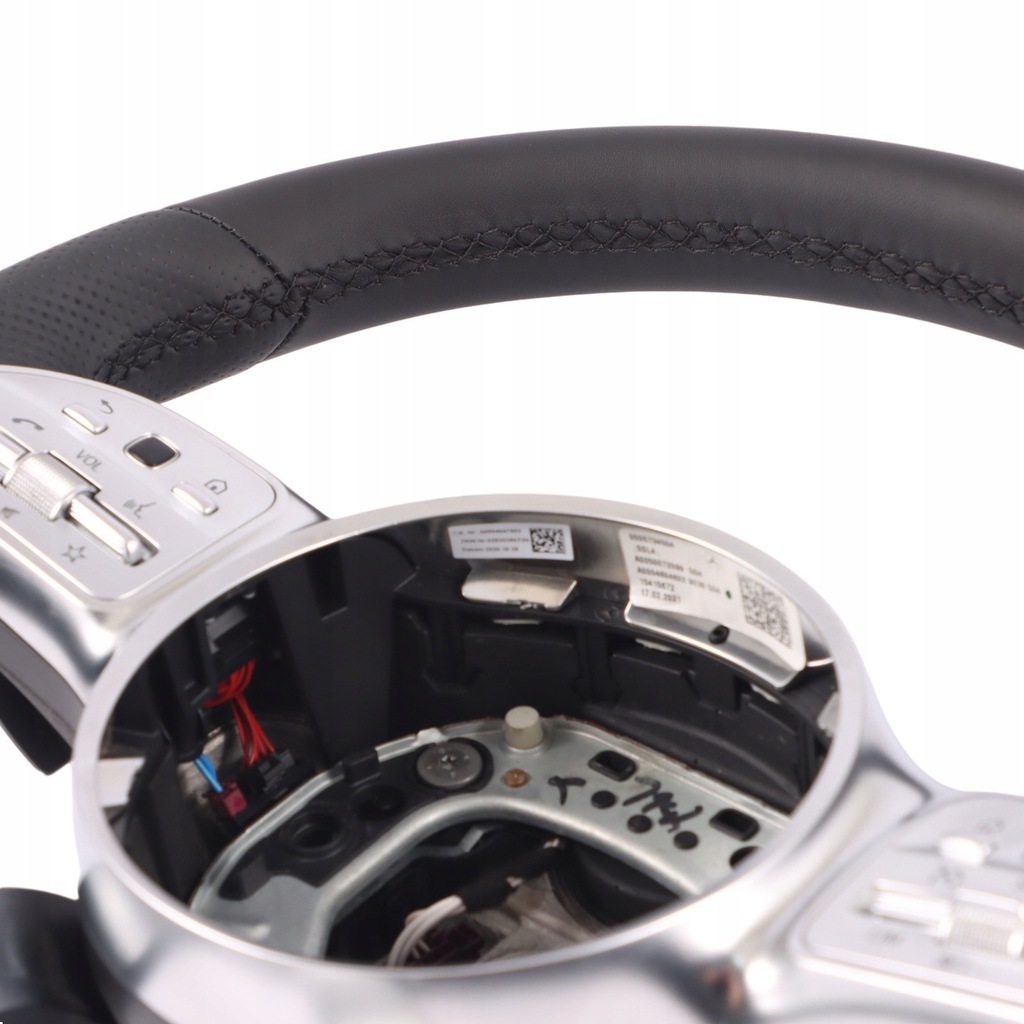 фото №11, Mercedes c118 w177 воздуховод nowa czarna кожа лепестки переключения мультифункция