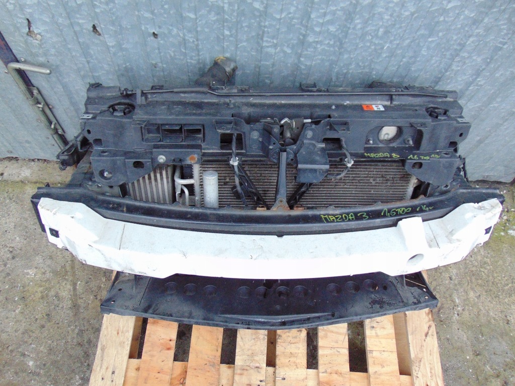 фото №8, Комплект радіатор pas балка бампера mazda 3 bl 1.6