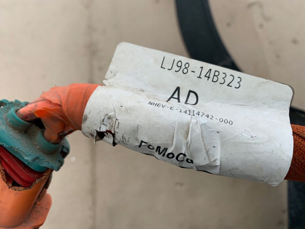 фото №16, Ford mustang mach-e rwd 75.7kwh жгут кабель аккумулятора оригинал