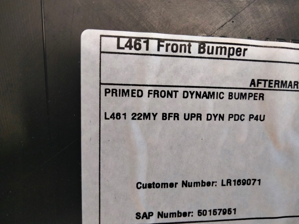 Range rover sport 22- l461 бампер перед передній n9x2-17f003 Зі Шроту