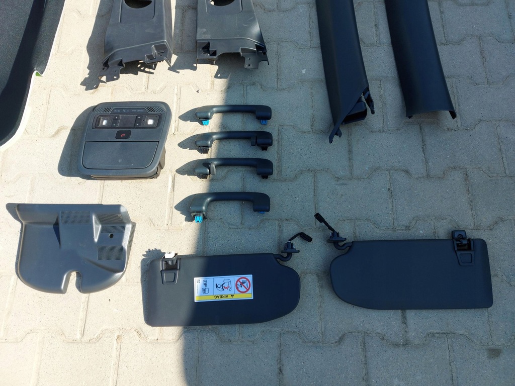 фото №5, Ford mustang mach-e стеля czarna набір пластиків стійки st-line