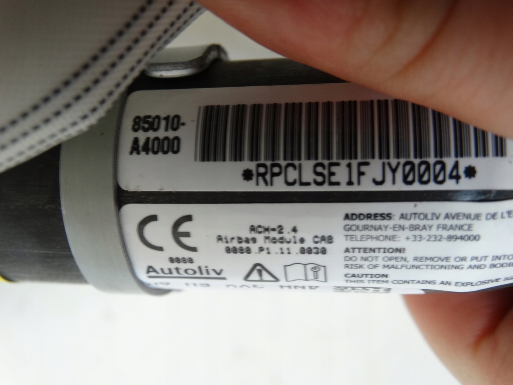 фото №9, Шторка безпеки ліва carens iv 4 orginał 85010-a4000