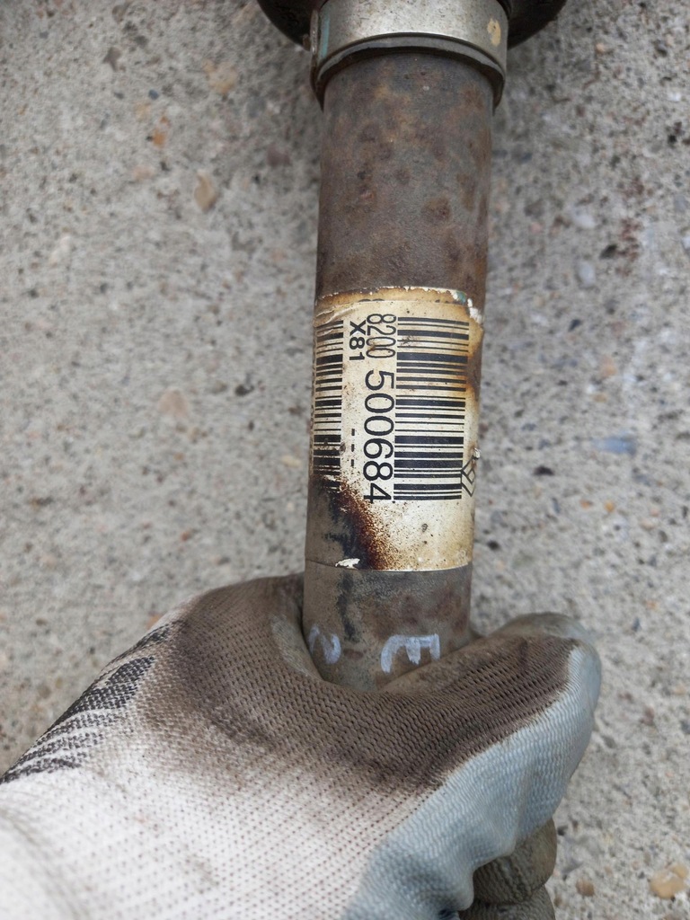 фото №5, Привідний вал короткий ліва renault espace iv 2.0 dci 04-10