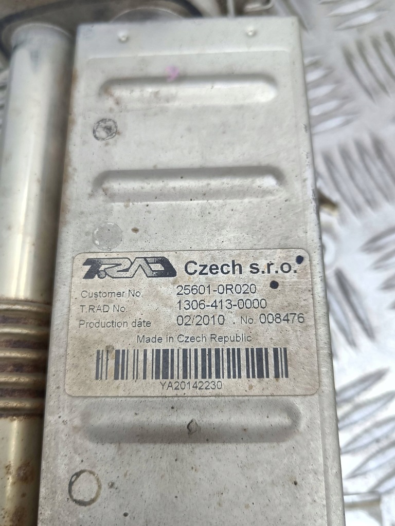 фото №6, Toyota avensis t270 2011 радіатор вихлопних газів egr