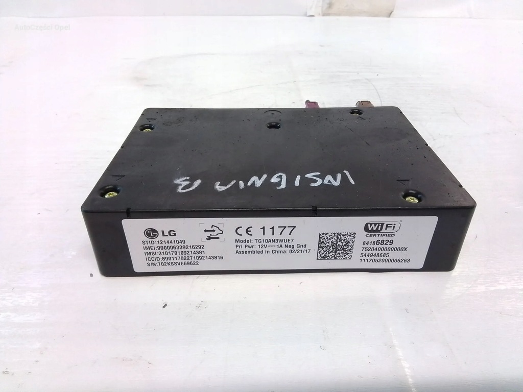 фото №1, Opel insignia b модуль wifi 84186829