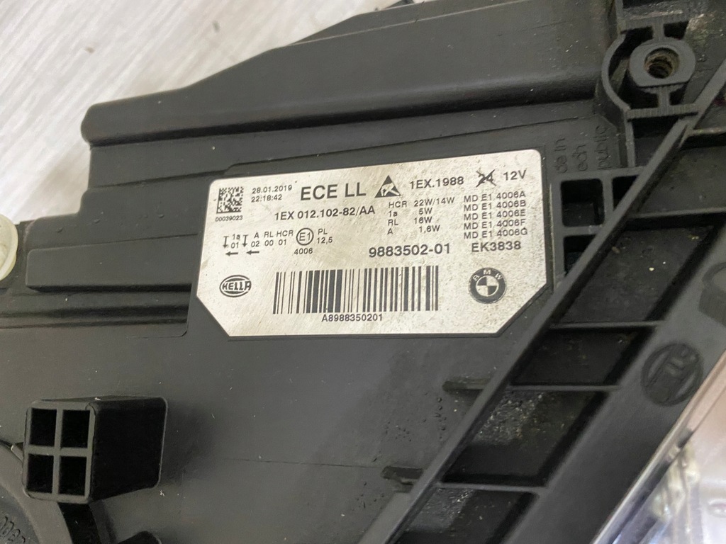 фото №8, Bmw 3 f30 f31 лампа перед права led 9883502