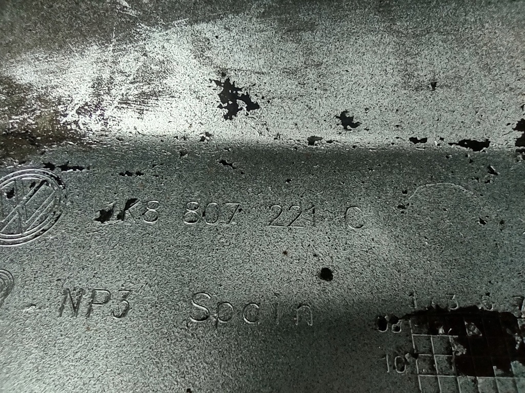 фото №16, Бампер передній протитуманні фари решітка радіатора vw scirocco 1k8 2008-2014r. сріблястий la7w