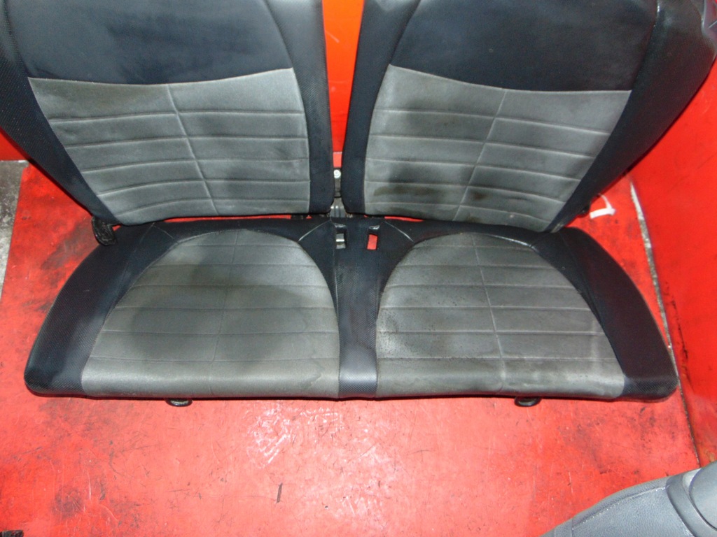 фото №10, Fiat 500 07- сиденья правый левый заднее сиденье полукожа eu