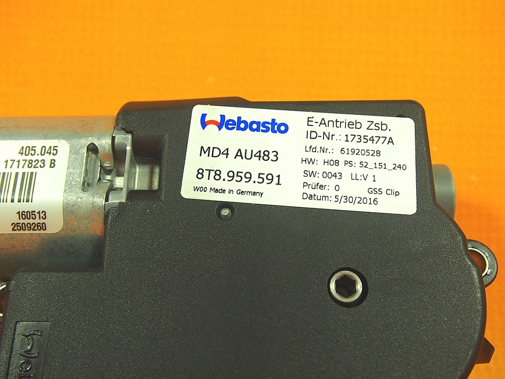 фото №7, Audi a5 8t lift моторчик люк 8t8959591 50km