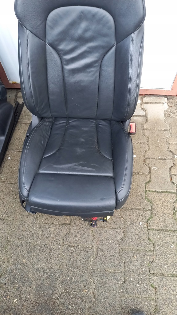 фото №7, Audi q5 8r 8r0 сидіння сидіння шкіра s-line заднє сидіння