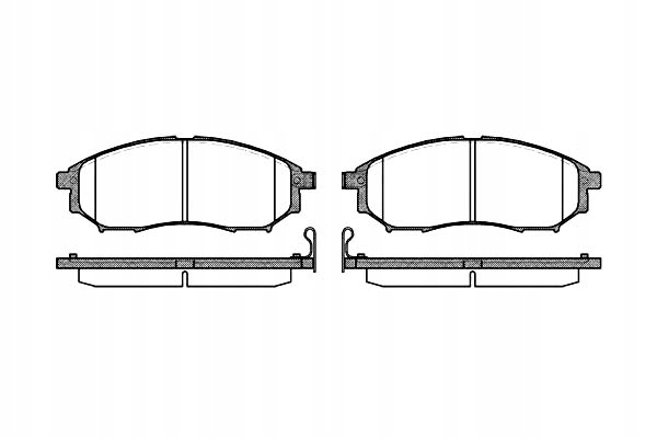 фото №1, Remsa тормозные колодки тормозные infiniti ex 37