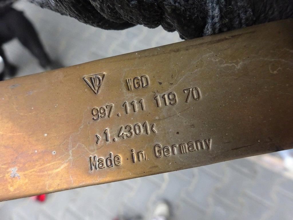 Porsche 991 997 gt3rs gt3 rs вихлоп гасник середній титан 4.0l Зі Шроту