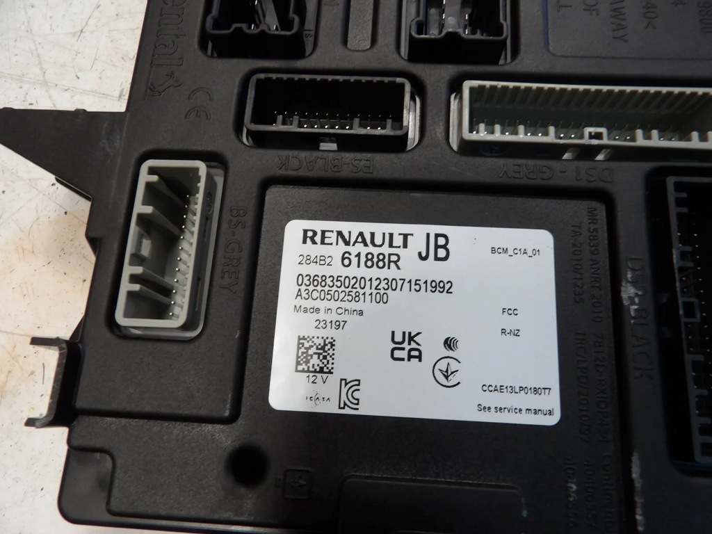 фото №3, Набор стартовый renault clio v 5 1 ключ 237106047s