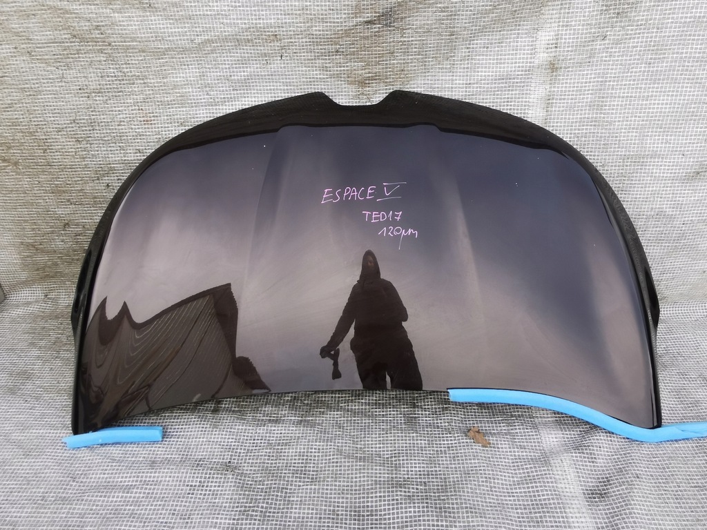 фото №10, Espace v 5 14-19 крышка двигателя капот idealna w цвет ted17 коричневая