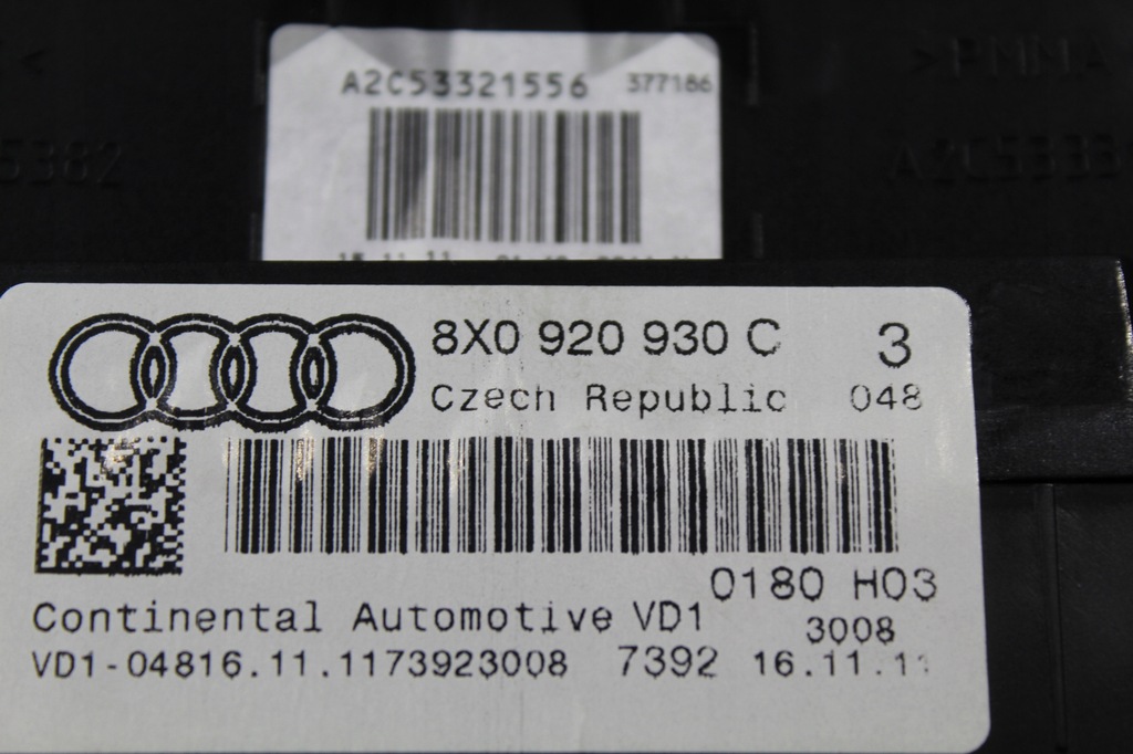 фото №8, Счетчик приборы консоли audi a1 8x0 8x3
