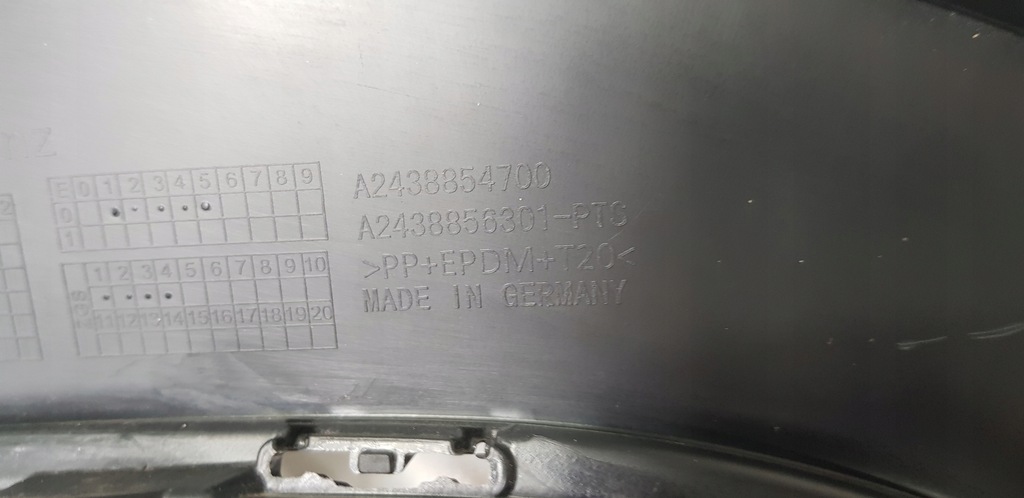 фото №10, Mercedes eqb x243 a243 бампер накладка перед