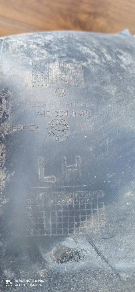 фото №6, Vw t5 07- подкрылок левый перед 7h0809961b